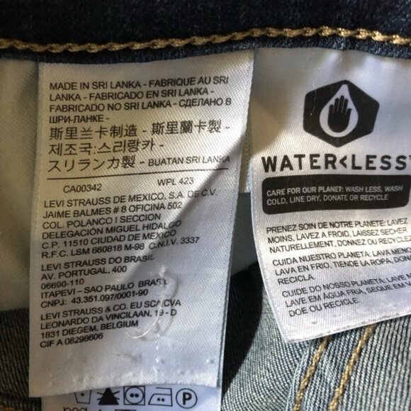 Levi’s 311 Shaping Skinny Jeans 18W Footloose Dark Wash Plus Size - Picture 13 of 15